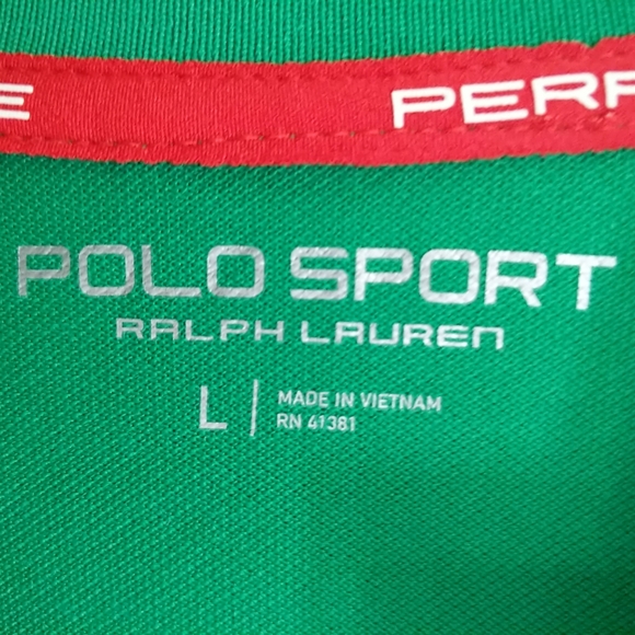 BRAND NEW Polo Sport Italia PRLFC Shirt L Performance Ralph Lauren Big Pony - Picture 5 of 9